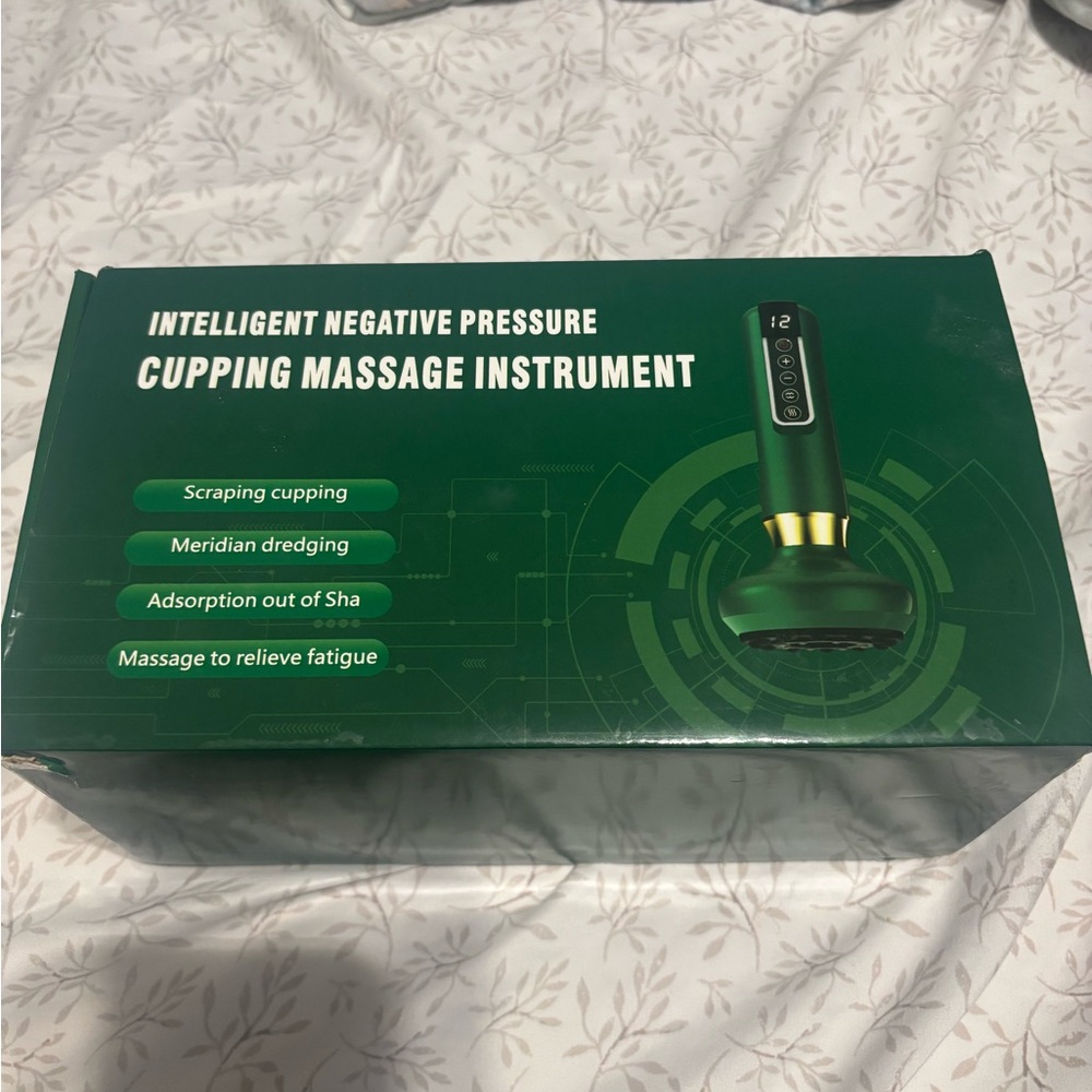 Intelligent Negative Pressure Cupping Massage Instrument - Green